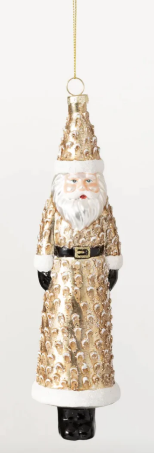 Woodland Pinecone Santa Ornament