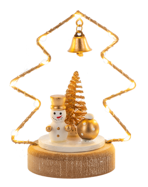 LED Light Up Santa/Snowman in Tree/Star Figurine-Assorted, each sold separately