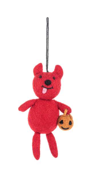 Wool Trick or Treat Ornaments-Assorted, sold seperately