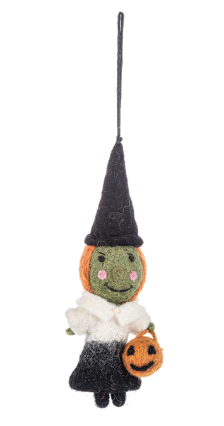 Wool Trick or Treat Ornaments-Assorted, sold seperately