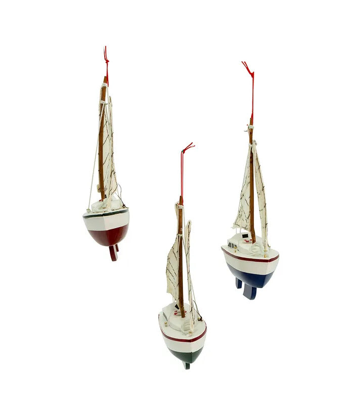 Yacht with Sails Ornament-Assorted, sold seperately
