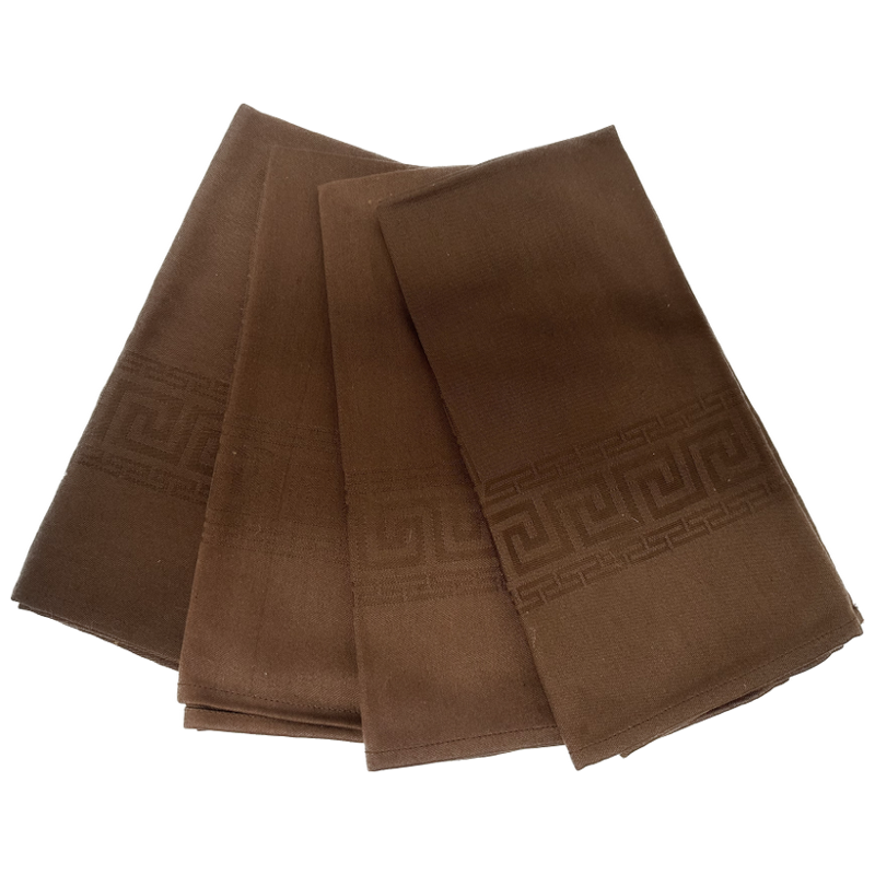 Greek Key Damask Napkin, sold individually