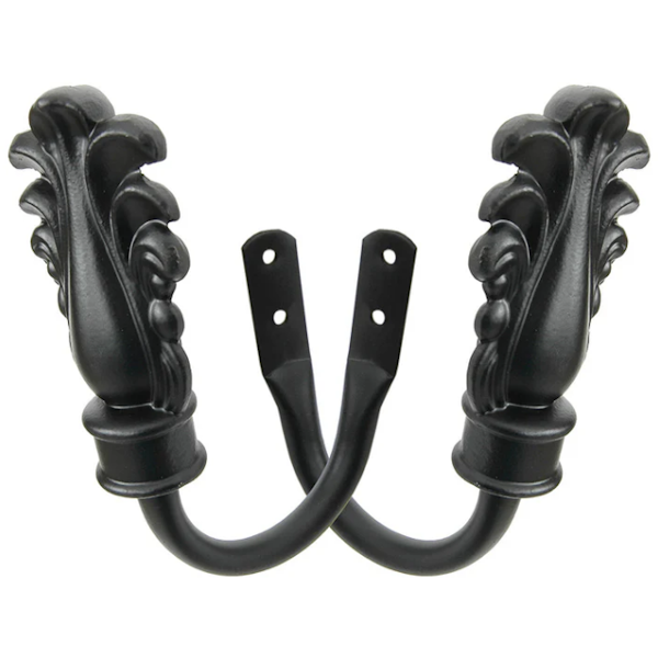 Acanthus Leaf Curtain Holdback, Set of 2