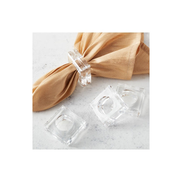 Acrylic Square Napkin Ring
