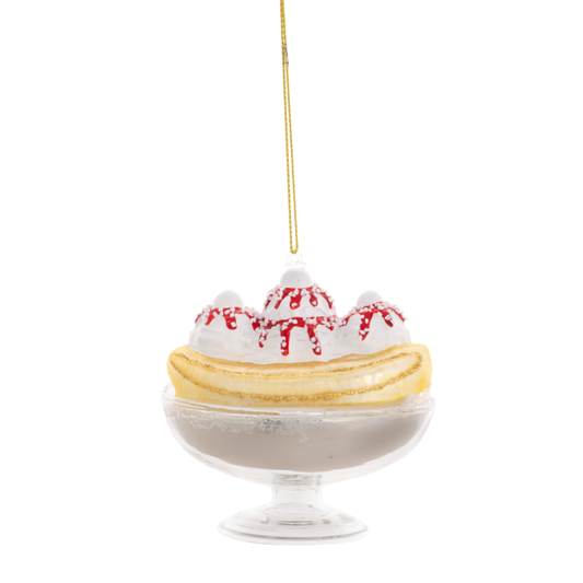 Banana Split Ornament