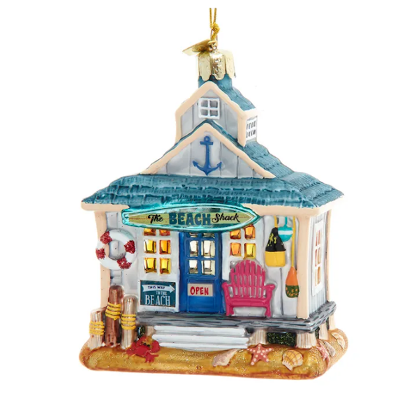 Glass Beach House Ornament-Noble Gems Collection