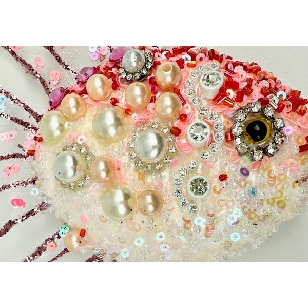 Beaded Fish Ornament-Assorted Colors, sold seperately