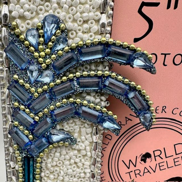 Beaded Tiger Photo Frame-Fly By Night, Assorted Sizes (sold separately)