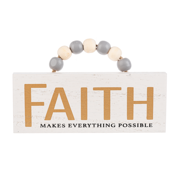 Simple Blessings Beaded Plaque-Assorted, sold seperately