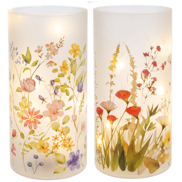 Bloom from Within-Light Up Candle Figurine-Assorted Patterns, each sold separately