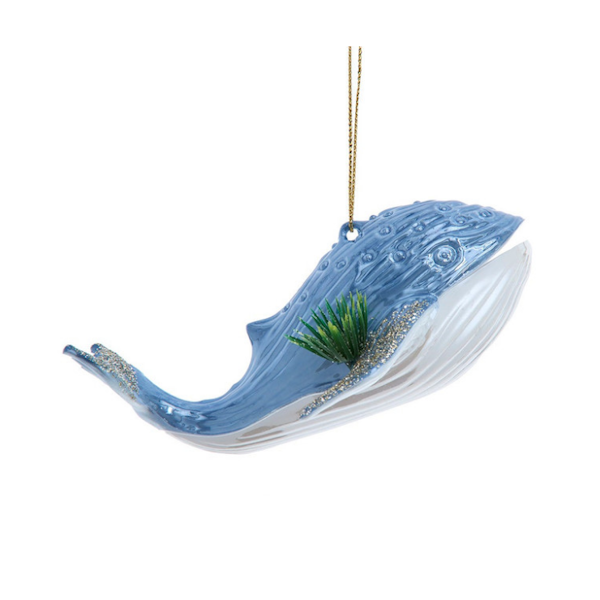 Blue Whale Ornament