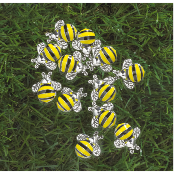 The Bumble Bee Cannot Fly Charm, with Insert Card