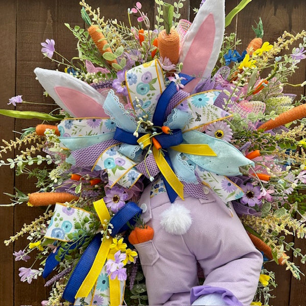 Bunny Butt Wreath, Handmade