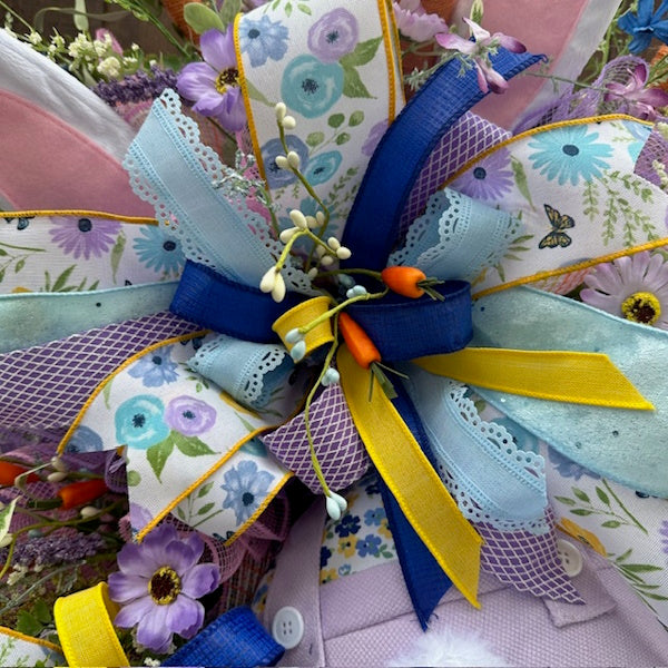 Bunny Butt Wreath, Handmade