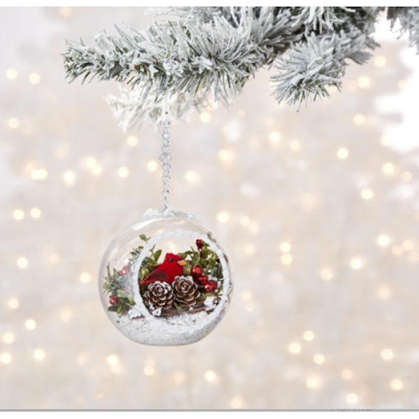 Cardinal Terrarium Ornament