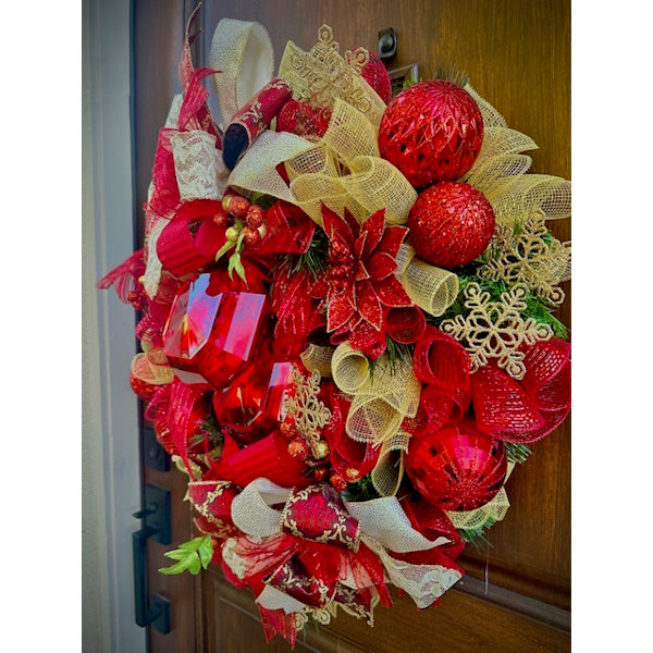 Christmas Fantasia Wreath-Custom/Handmade