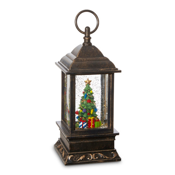 Christmas Tree Musical Lighted LED Water Lantern