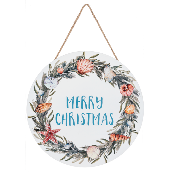 Coastal Christmas Sign