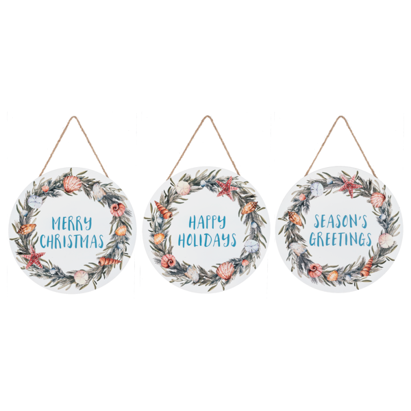 Coastal Christmas Sign