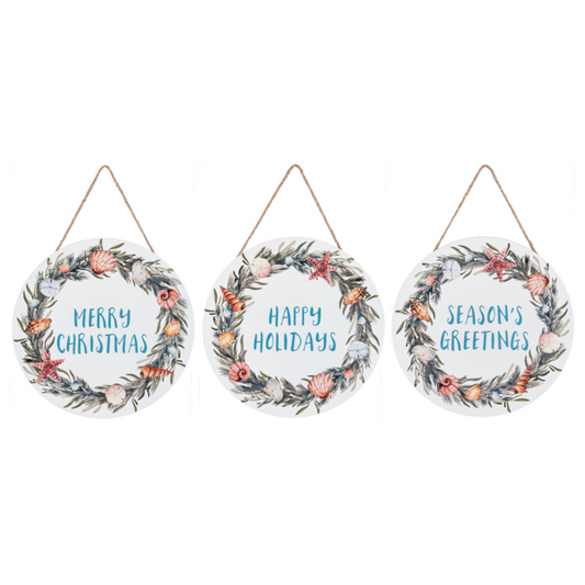Coastal Christmas Sign