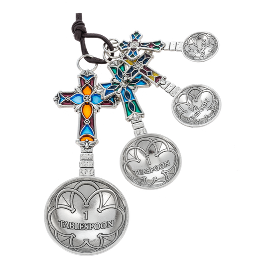 Colorful Cross Measuring Spoons-Set of 4