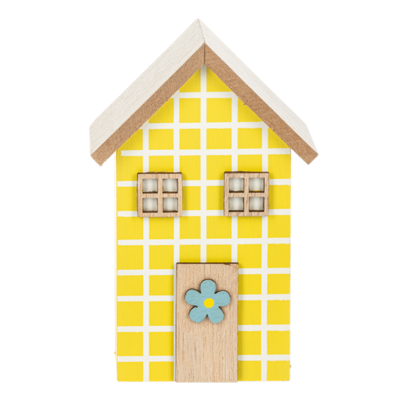 Colorful House Figurine-Assorted, each sold seperately