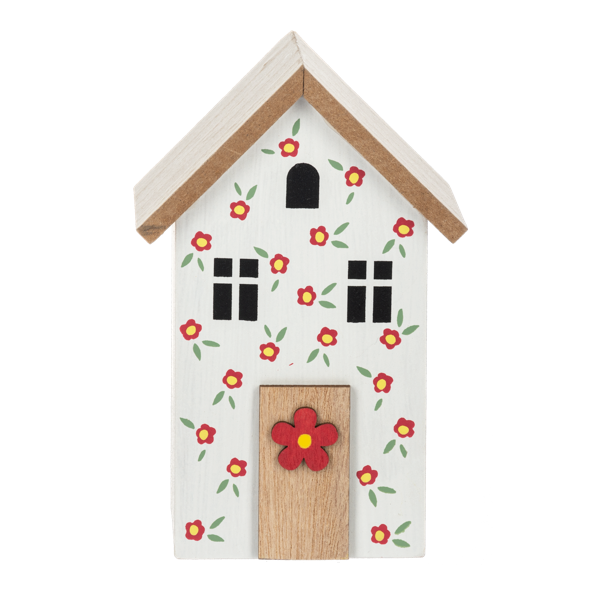 Colorful House Figurine-Assorted, each sold seperately