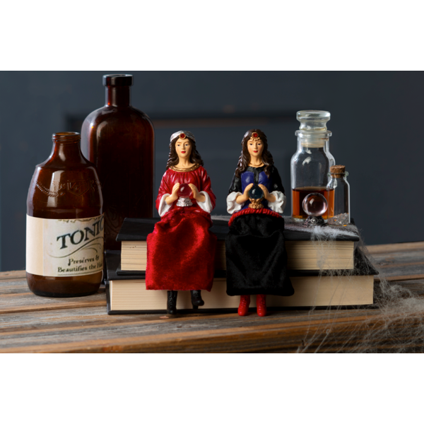 Crystal Ball Fortune Teller Shelf Sitter, Assorted-each sold separately