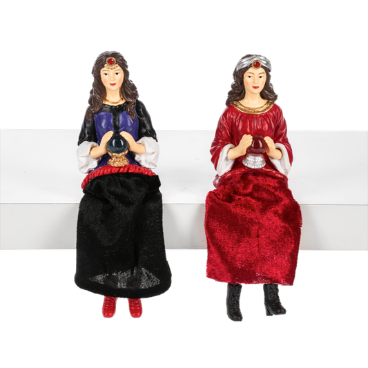 Crystal Ball Fortune Teller Shelf Sitter, Assorted-each sold separately
