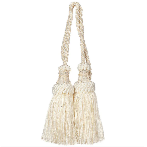 Crystal Chair Tie, Ivory Mix