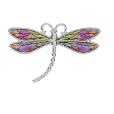 Enjoy Each Moment Dragonfly Pocket Token, with Insert Card