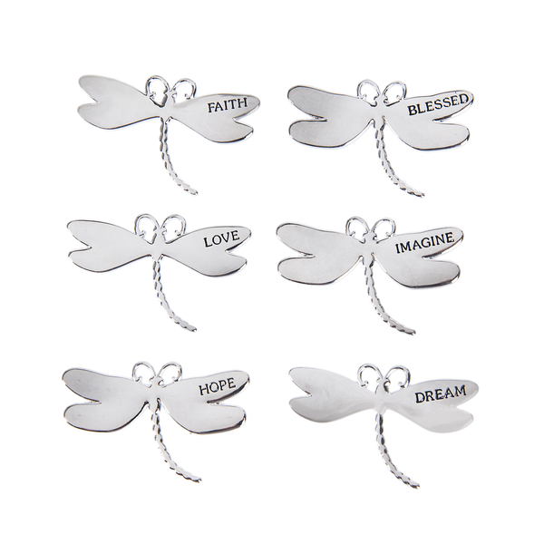 Enjoy Each Moment Dragonfly Pocket Token, with Insert Card