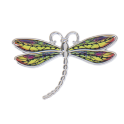 Enjoy Each Moment Dragonfly Pocket Token, with Insert Card