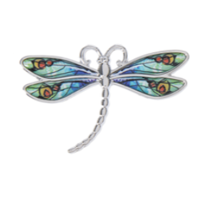 Enjoy Each Moment Dragonfly Pocket Token, with Insert Card