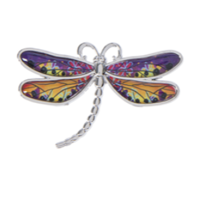 Enjoy Each Moment Dragonfly Pocket Token, with Insert Card