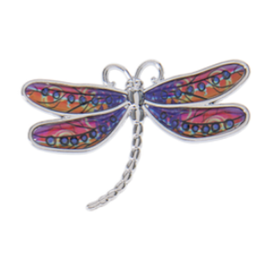 Enjoy Each Moment Dragonfly Pocket Token, with Insert Card