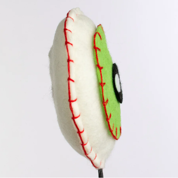 Felt Eyeball Pick, Lime Green