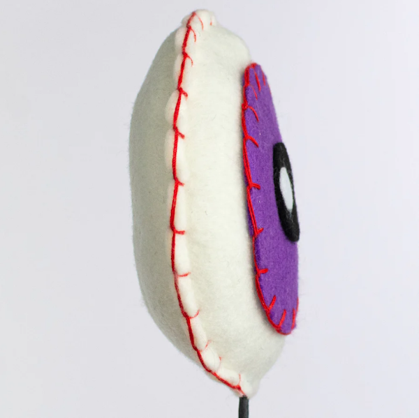 Felt Eyeball Pick, Purple