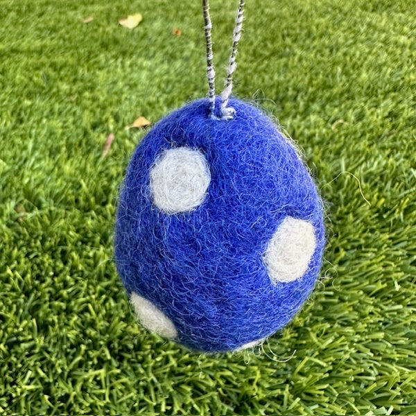 Felt Easter Egg Ornaments-Assorted, each sold separately