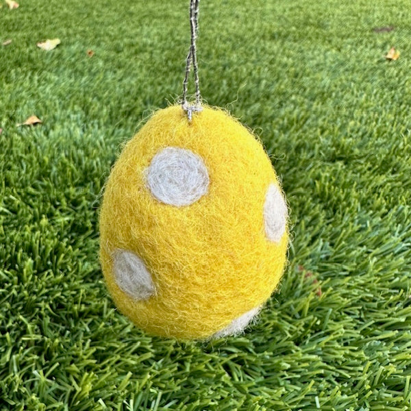 Felt Easter Egg Ornaments-Assorted, each sold separately