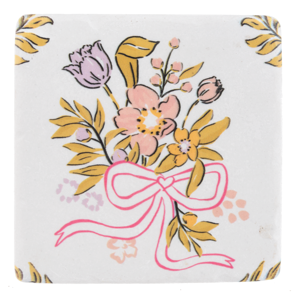Floral Coaster Set