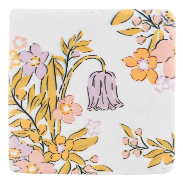 Floral Coaster Set