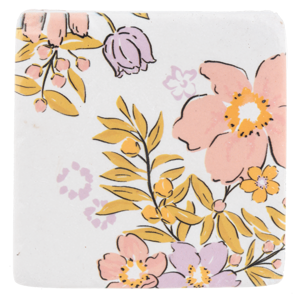 Floral Coaster Set