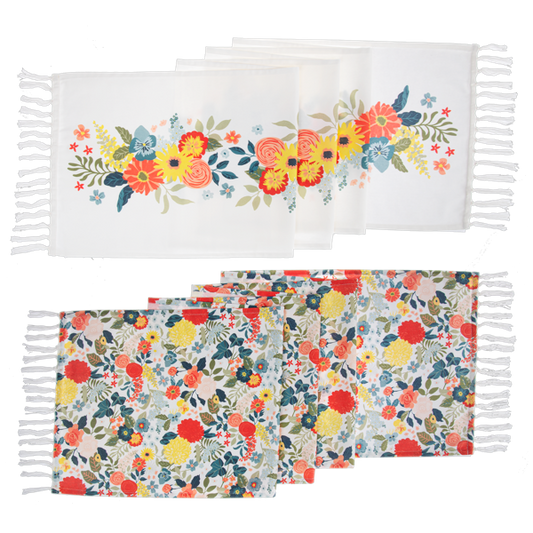 Flower Pattern Table Runner-Assorted, each sold seperately