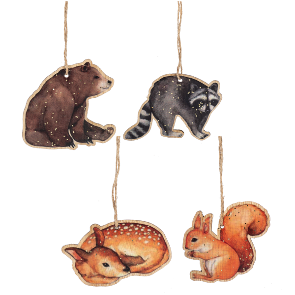 Forest Animal Ornament-Assorted Styles, sold seperately