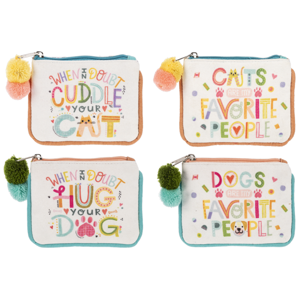 Furry Friends Coin Purse-Assorted, each sold seperately