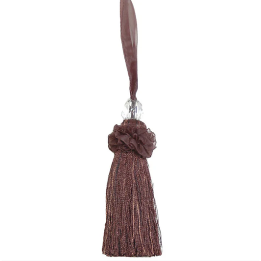 Ghazal 4" Key Tassel, Chocolate Mix