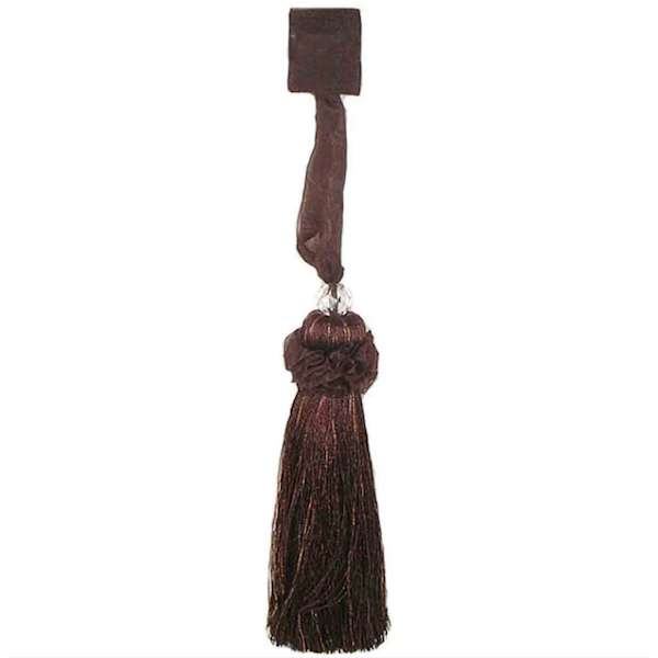Ghazal Tassel Tieback, Chocolate Mix