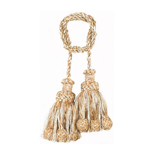 Ghungroo Chair Tie, Beige Mix