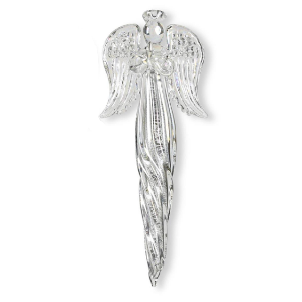 Glass Ornament-Angel Holding Star, Tree or Heart-Assorted, each sold separately